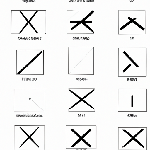 המחשה של הסוגים השונים של X